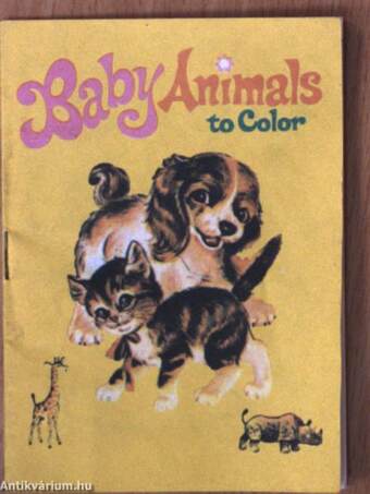 Baby Animals to Color (minikönyv)