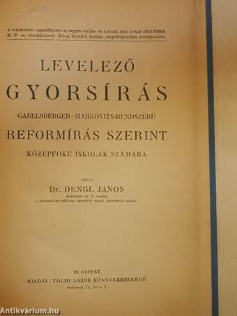 Levelező gyorsírás/Gyorsírás Gabelsberger elvei szerint