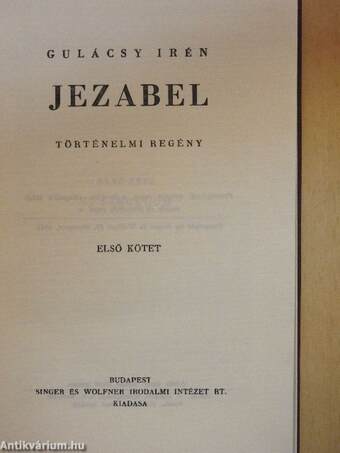 Jezabel I-III.