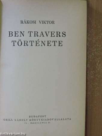 Ben Travers története