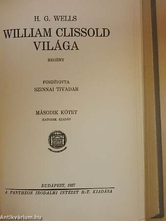 William Clissold világa I-II.