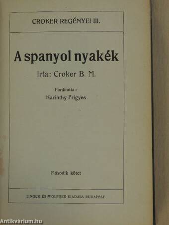 A spanyol nyakék I-III.