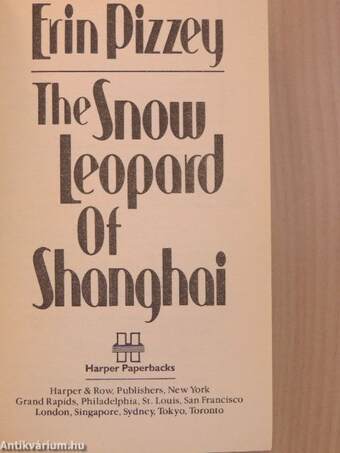 The Snow Leopard of Shanghai