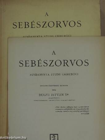 A sebészorvos