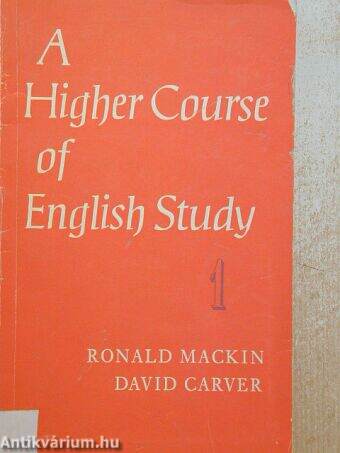 A Higher Course of English Study 1.