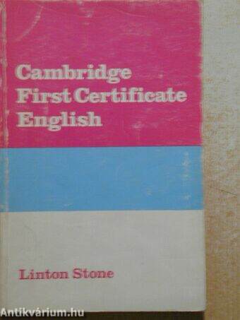 Cambridge First Certificate English