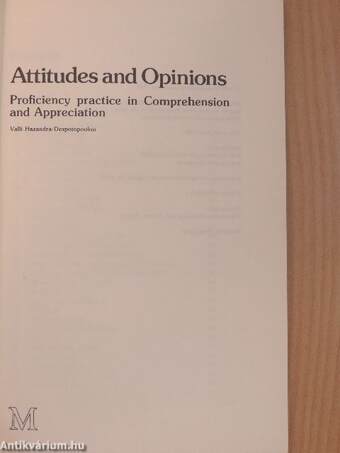 Attitudes and Opinions