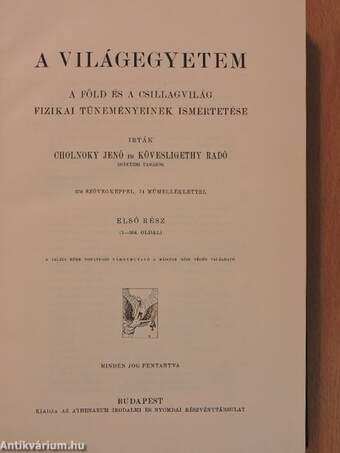 A világegyetem I-II.