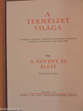 A növény és élete II. (töredék)