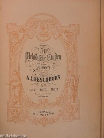 Etüdök 1-30./Lyrische Stücke/Klavier-Studen I./Melodische Etuden I-III.