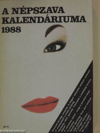 A Népszava kalendáriuma 1988