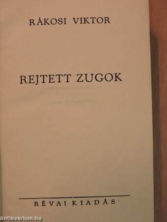 Rejtett zugok