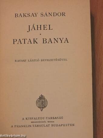 Jáhel/Patak banya