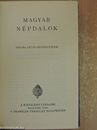 Magyar népdalok