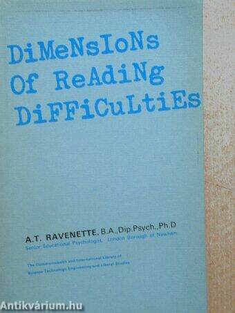 Dimensions of Reading Difficulties