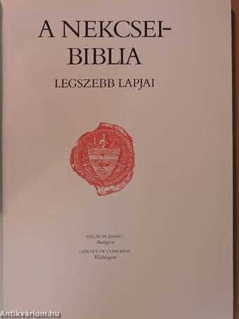 A Nekcsei-Biblia legszebb lapjai