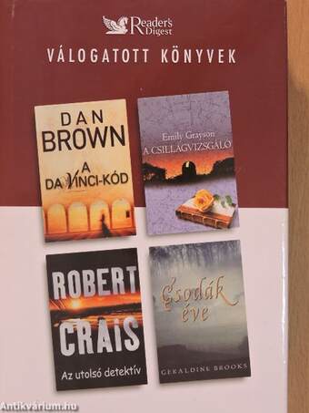 "10 kötet a Reader's Digest Válogatott Könyvek sorozatból (nem teljes sorozat)"