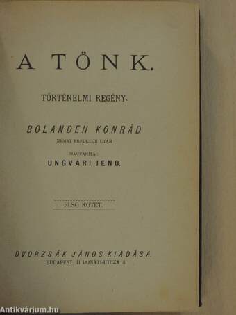 A tönk 1-4.