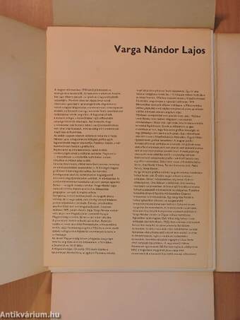 Varga Nándor Lajos (nem teljes)