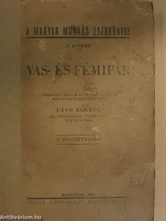 Vas- és fémipar