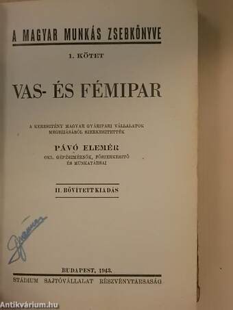 Vas- és fémipar