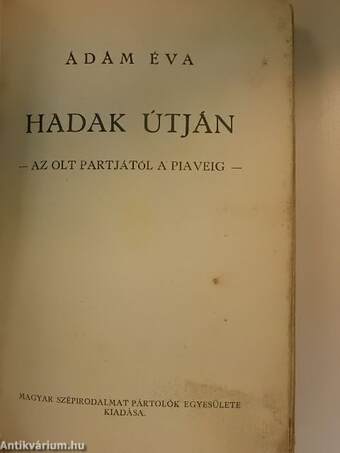 Hadak útján