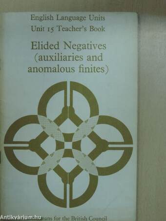 Elided Negatives (auxiliaries and anomalous finites) - Teacher's Book