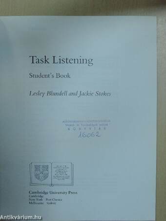 Task Listening - Student's Book