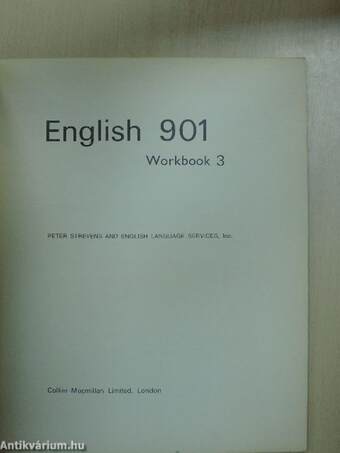 English 901 - Workbook 3.