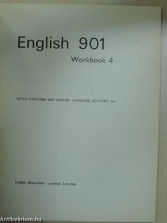 English 901 - Workbook 4.