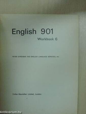 English 901 - Workbook 6.