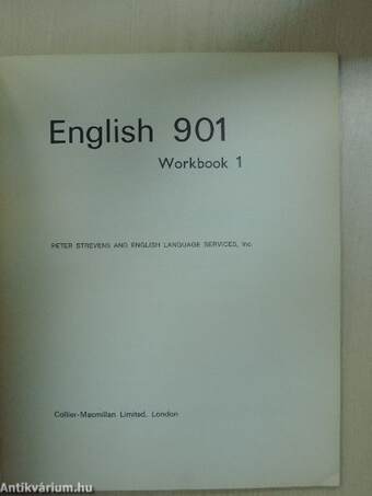 English 901 - Workbook 1.