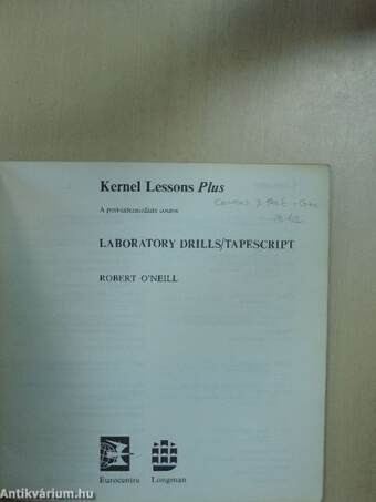 Kernel Lessons Plus - Laboratory Drills/Tapescript