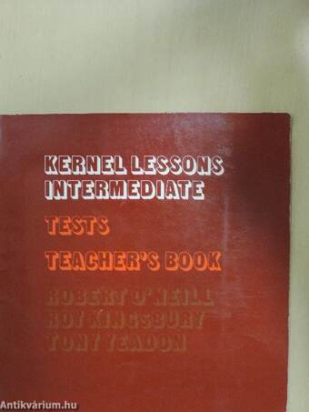 Kernel Lessons Intermediate - Tests - Teacher's Book