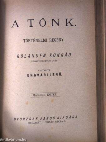 A tönk 1-4.