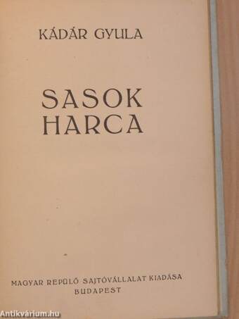 Sasok harca