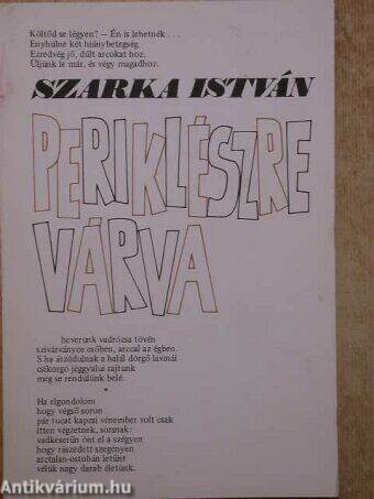 Periklészre várva