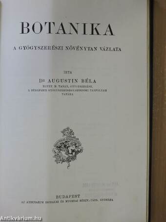 Botanika II/1.