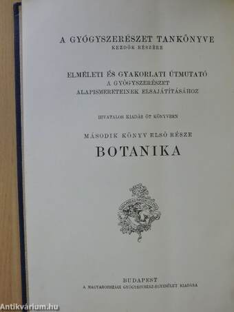 Botanika II/1.