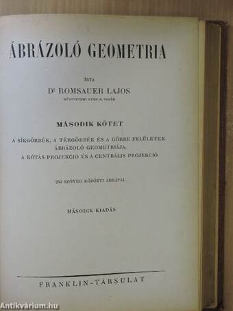 Ábrázoló geometria I-II.