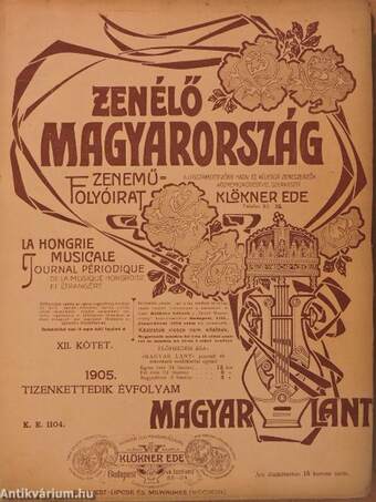 Zenélő Magyarország 1905. (nem teljes évfolyam)