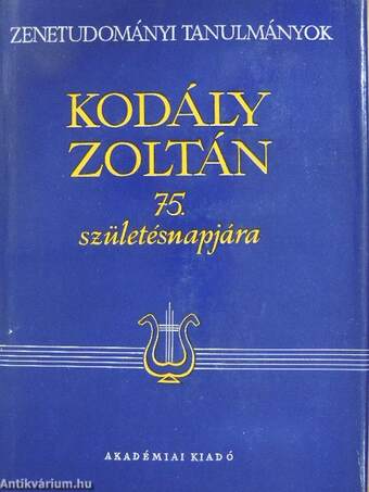 Kodály Zoltán 75. születésnapjára