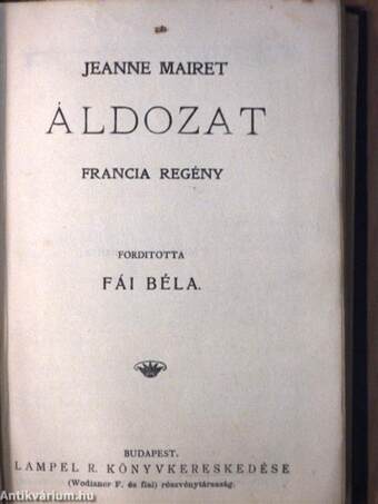 Különös házasság/Szemelvények Priskos Rhetor töredékeiből/Áldozat/Firdúszi Sahnáméjából/Roger Mester siralmas éneke a tatároktól elpusztított Magyarországról/Crainquebille. Putois/Shakspere