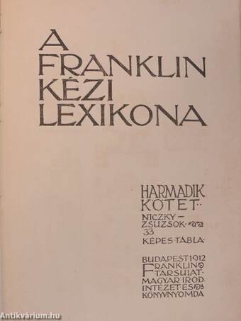 A Franklin kézi lexikona III. (töredék)