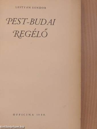 Pest-budai regélő