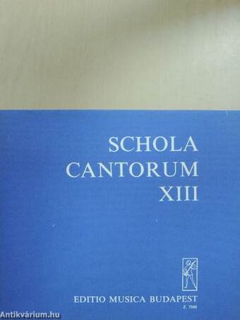 Schola cantorum XIII.