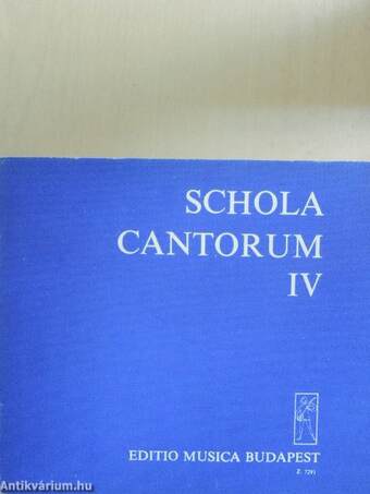 Schola cantorum IV.
