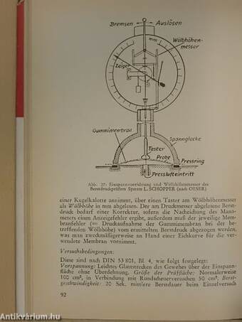 Mechanisch-technologische Textilprüfungen