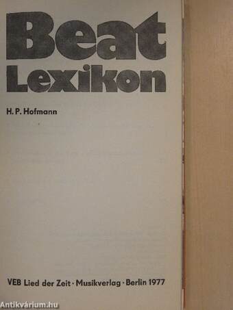 Beat Lexikon