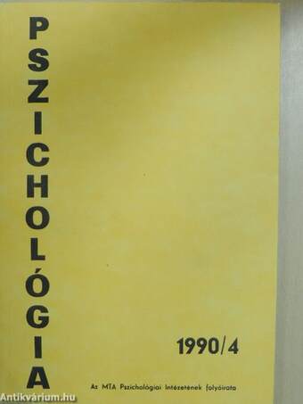 Pszichológia 1990/4.